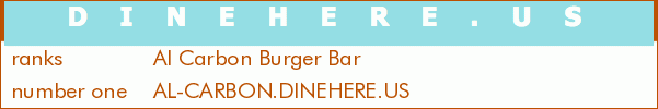 Al Carbon Burger Bar