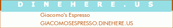 Giacomo's Espresso