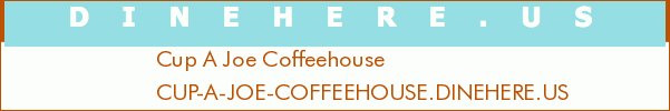 Cup A Joe Coffeehouse