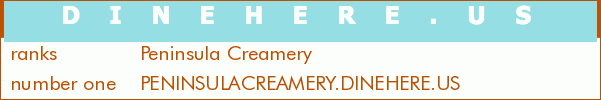 Peninsula Creamery