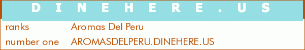 Aromas Del Peru