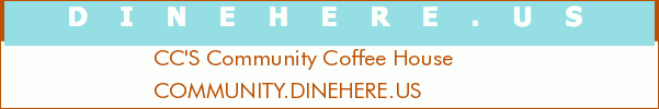 CC'S Community Coffee House