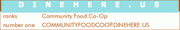 Community Food Co-Op
