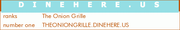 The Onion Grille