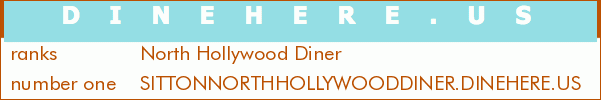 North Hollywood Diner