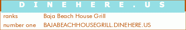 Baja Beach House Grill