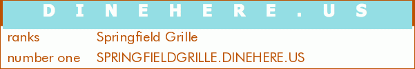 Springfield Grille