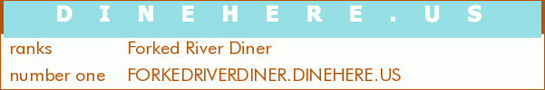Forked River Diner