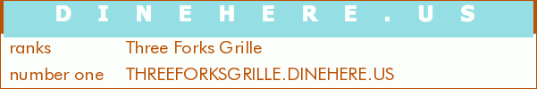Three Forks Grille