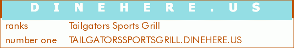 Tailgators Sports Grill