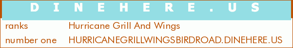 Hurricane Grill And Wings