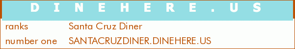 Santa Cruz Diner