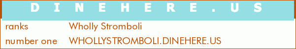 Wholly Stromboli