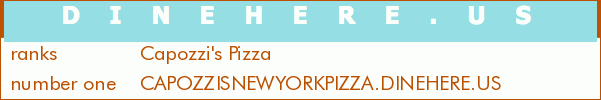 Capozzi's Pizza