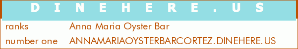 Anna Maria Oyster Bar