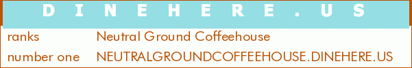 Neutral Ground Coffeehouse