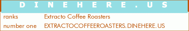 Extracto Coffee Roasters