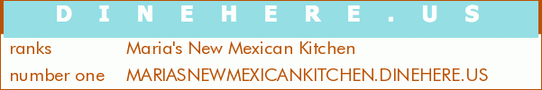 Maria's New Mexican Kitchen