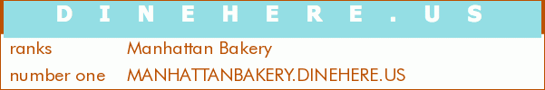 Manhattan Bakery