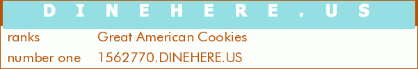 Great American Cookies