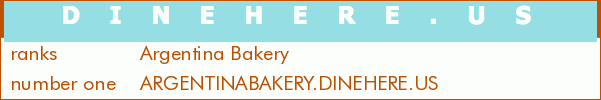Argentina Bakery