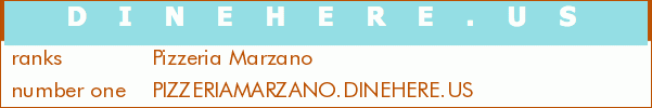 Pizzeria Marzano