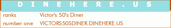 Victor's 50's Diner