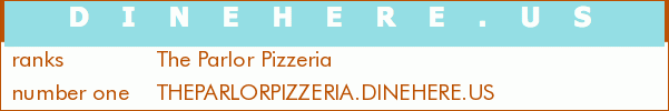 The Parlor Pizzeria