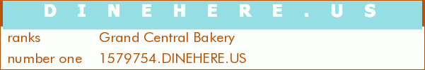 Grand Central Bakery