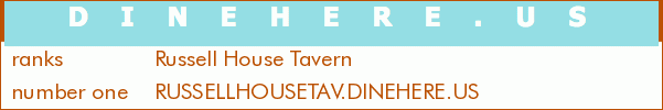 Russell House Tavern