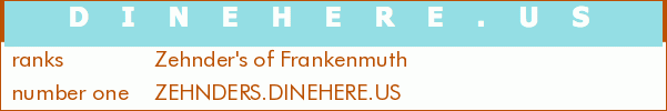 Zehnder's of Frankenmuth