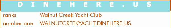 Walnut Creek Yacht Club