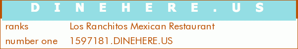 Los Ranchitos Mexican Restaurant