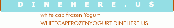 white cap frozen Yogurt