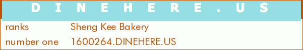 Sheng Kee Bakery