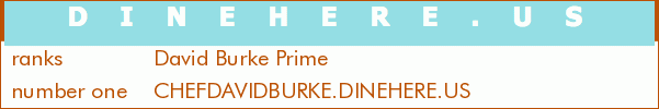 David Burke Prime