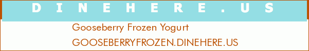 Gooseberry Frozen Yogurt