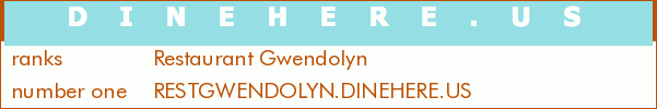 Restaurant Gwendolyn
