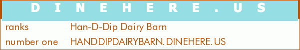 Han-D-Dip Dairy Barn