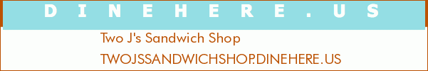 Two J's Sandwich Shop