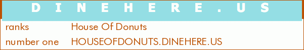 House Of Donuts