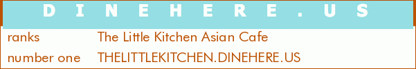 The Little Kitchen Asian Cafe