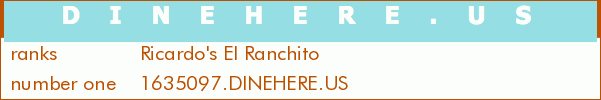 Ricardo's El Ranchito
