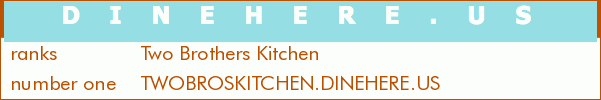 Two Brothers Kitchen