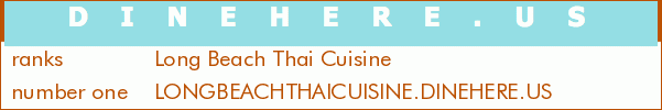 Long Beach Thai Cuisine