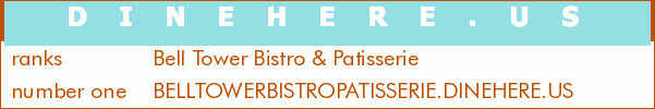 Bell Tower Bistro & Patisserie