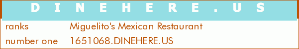 Miguelito's Mexican Restaurant
