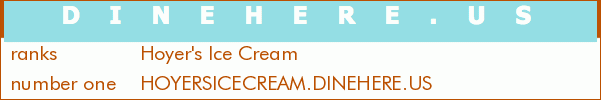 Hoyer's Ice Cream