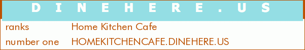 Home Kitchen Cafe
