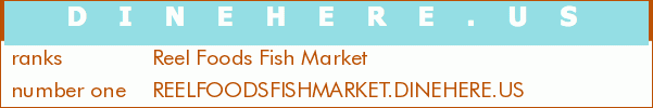 Reel Foods Fish Market
